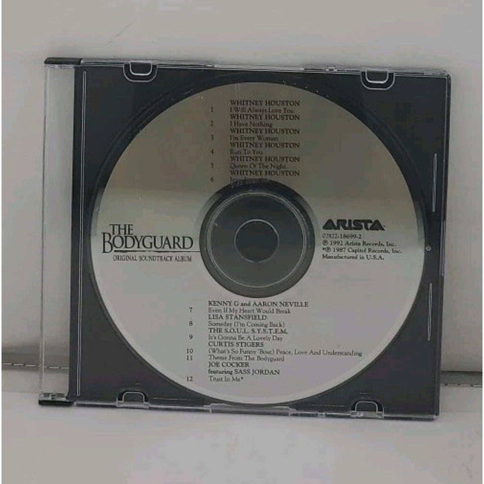 Bodyguard (Original Soundtrack) by Bodyguard / O.S.T. (CD, 1992) *Disc Only*