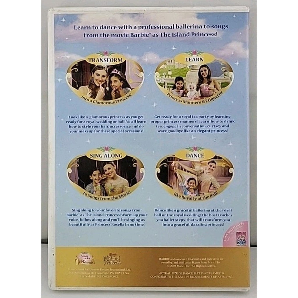 Barbie The Island Princess Learn To Be A Princess DVD