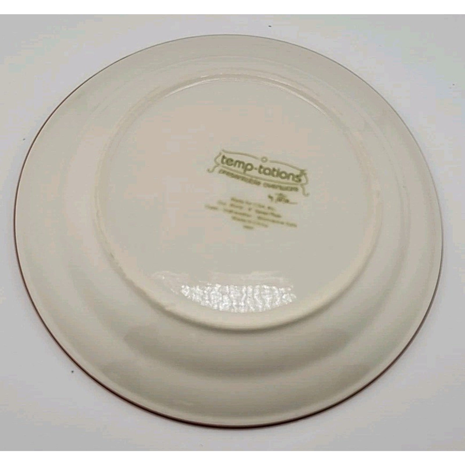 Set of 6 Temptations Ovenware by Tara Old World Cranberry Red 8” Salad Plates