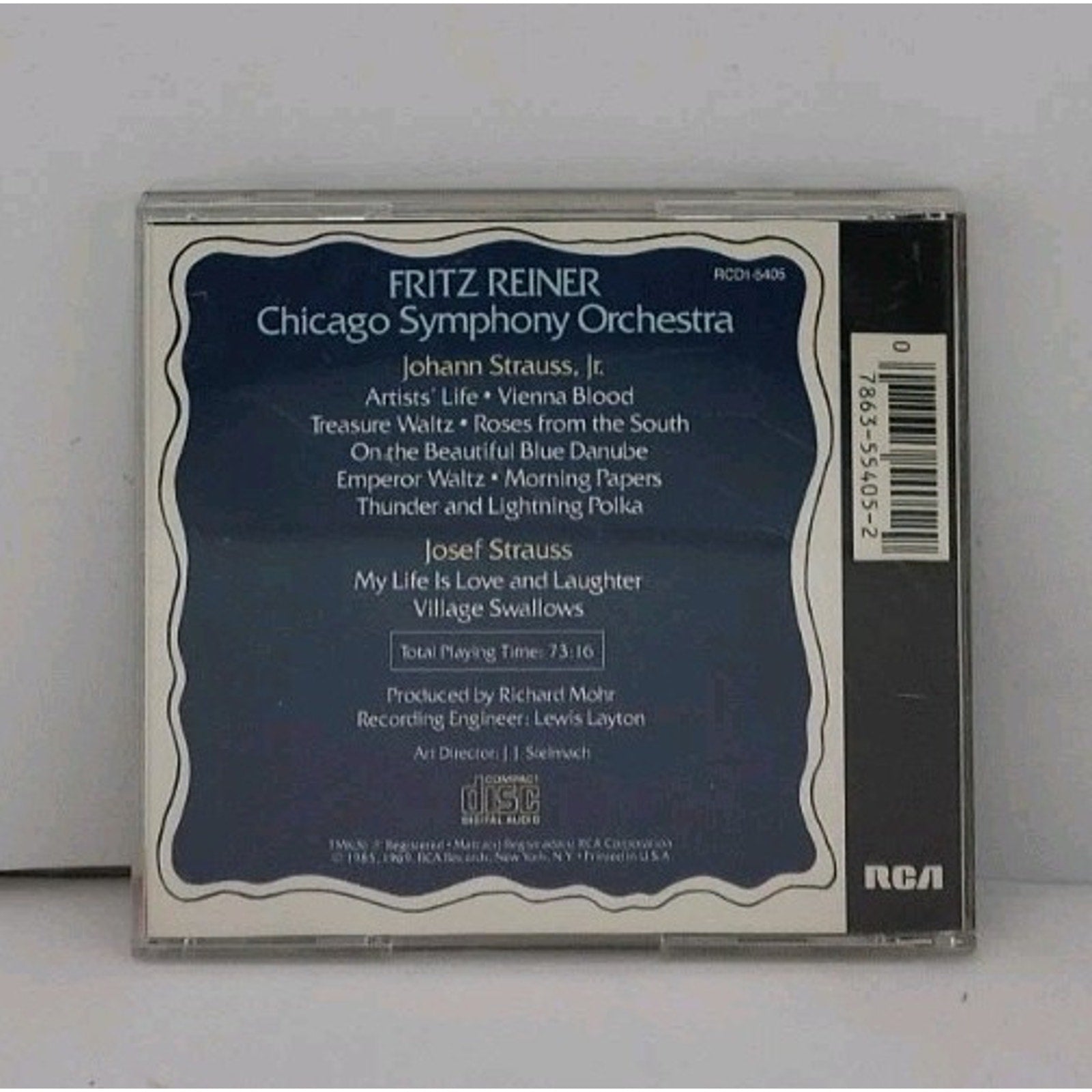 Waltzes by Strauss / Chicago Sym Orch / Reiner (CD, 2009)