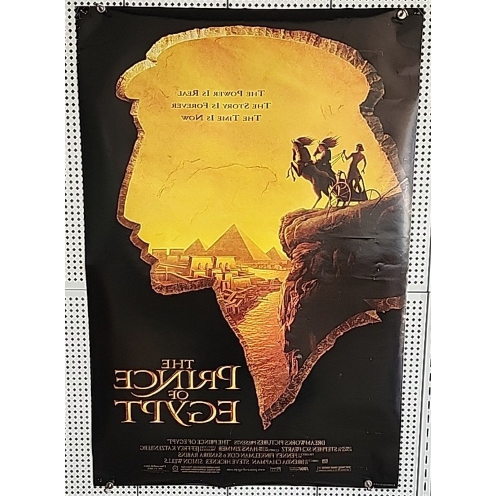 1998 The Prince Of Egypt Original Movie House Full Sheet Poster 27x40