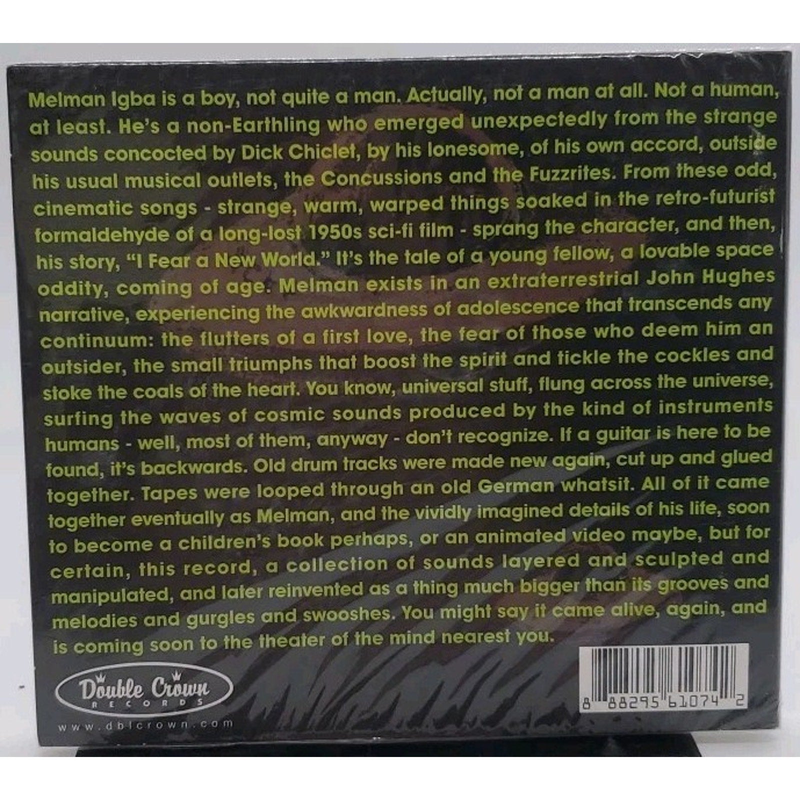 Melman Igba: I Fear a New World by Dick Chiclet (CD, 2017) *Brand New*