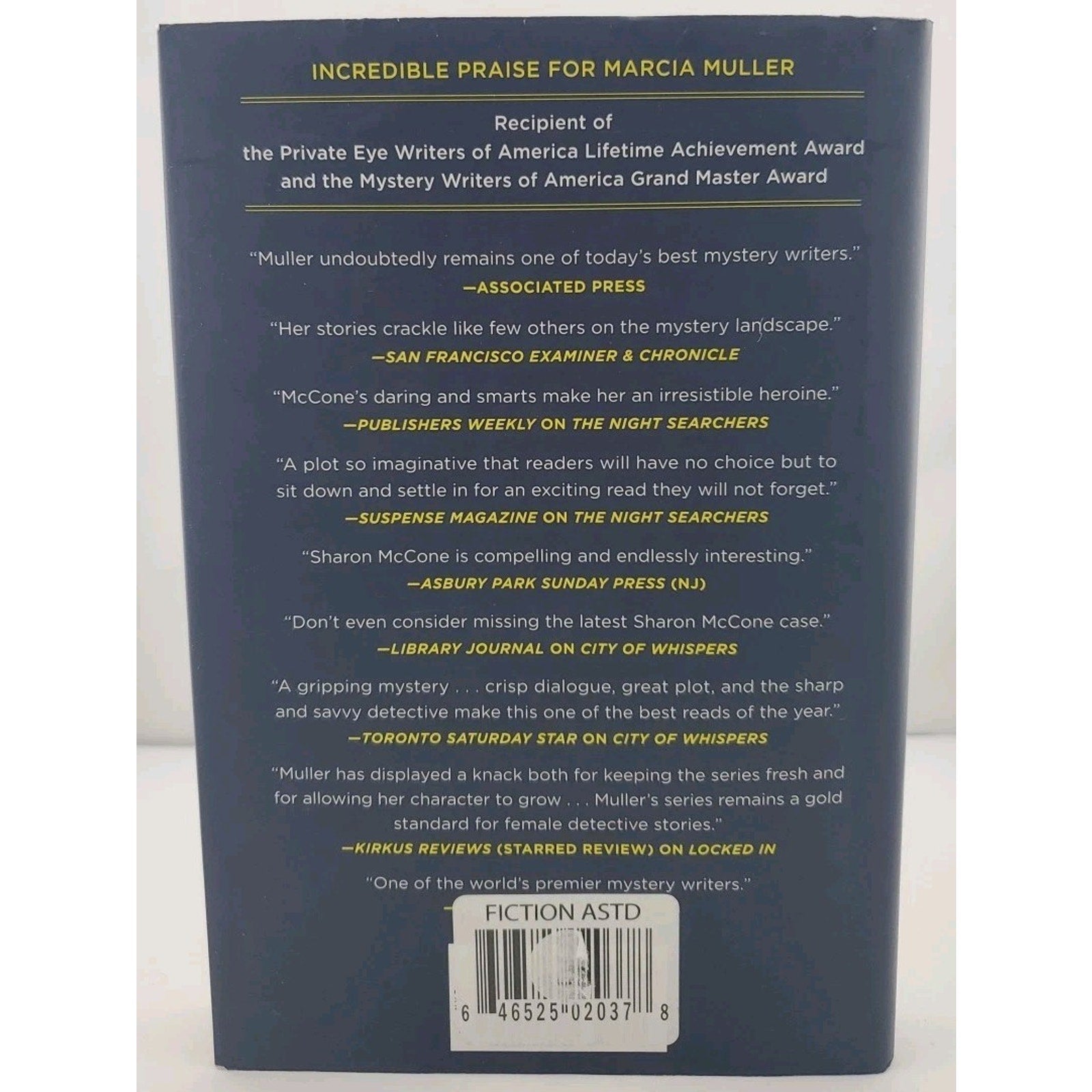 Color of Fear by Marcia Muller (2017, Hardcover)
