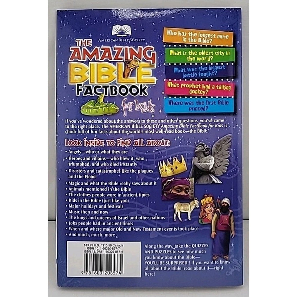 The Amazing Bible Fact Book for Kids - Revised