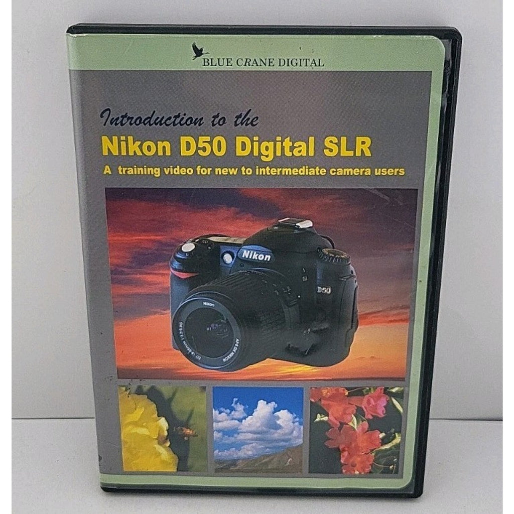 Blue Crane Digital Introduction to the Nikon D50 Digital SLR Training Video DVD