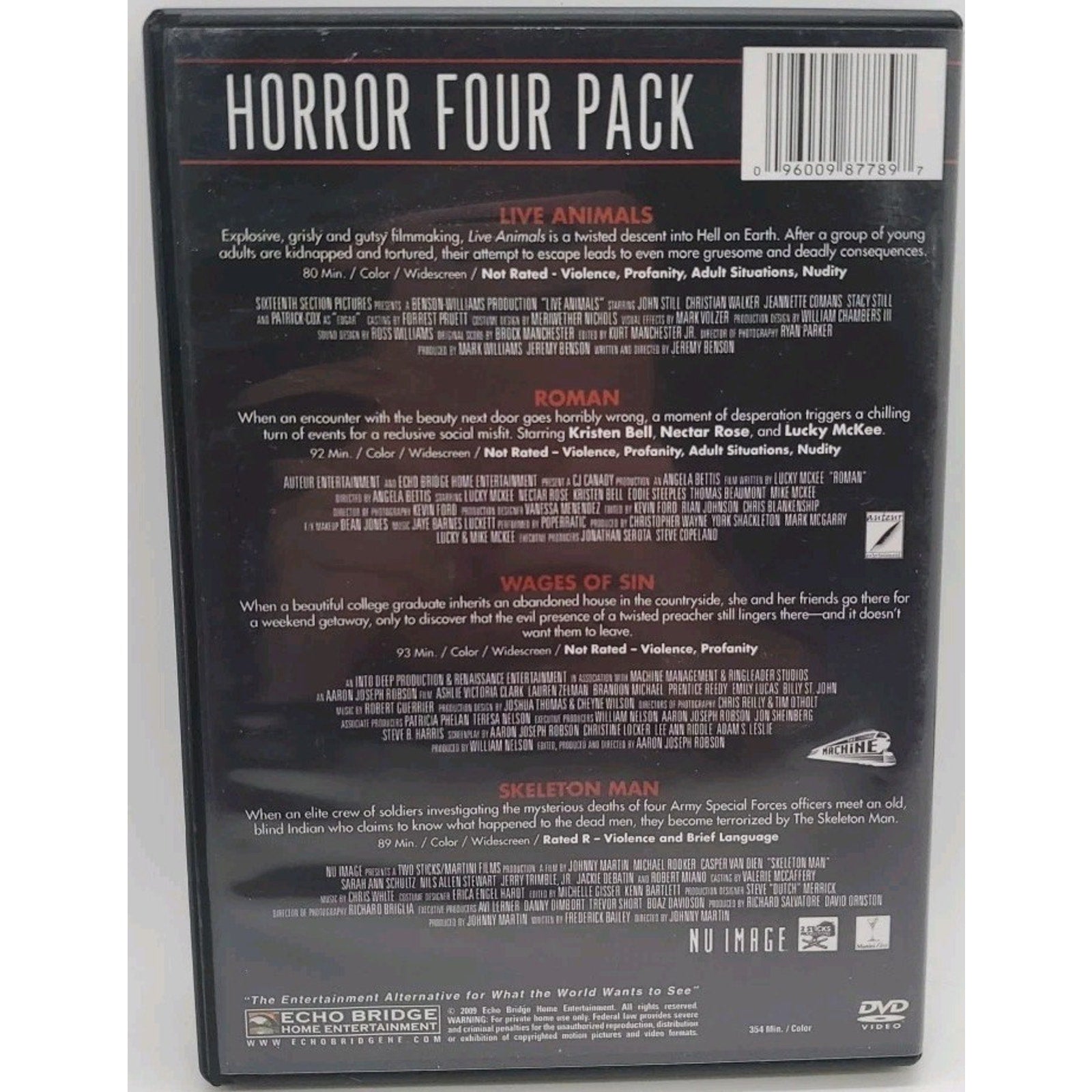 Horror Collectors Set, Vol. 3 (DVD, 2010)