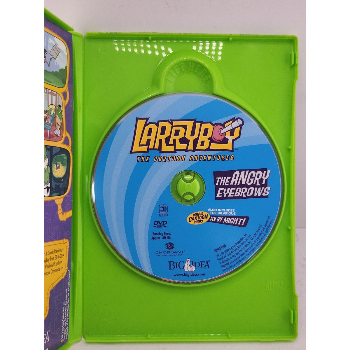 LarryBoy The Cartoon Adventures: The Angry Eyebrows - DVD