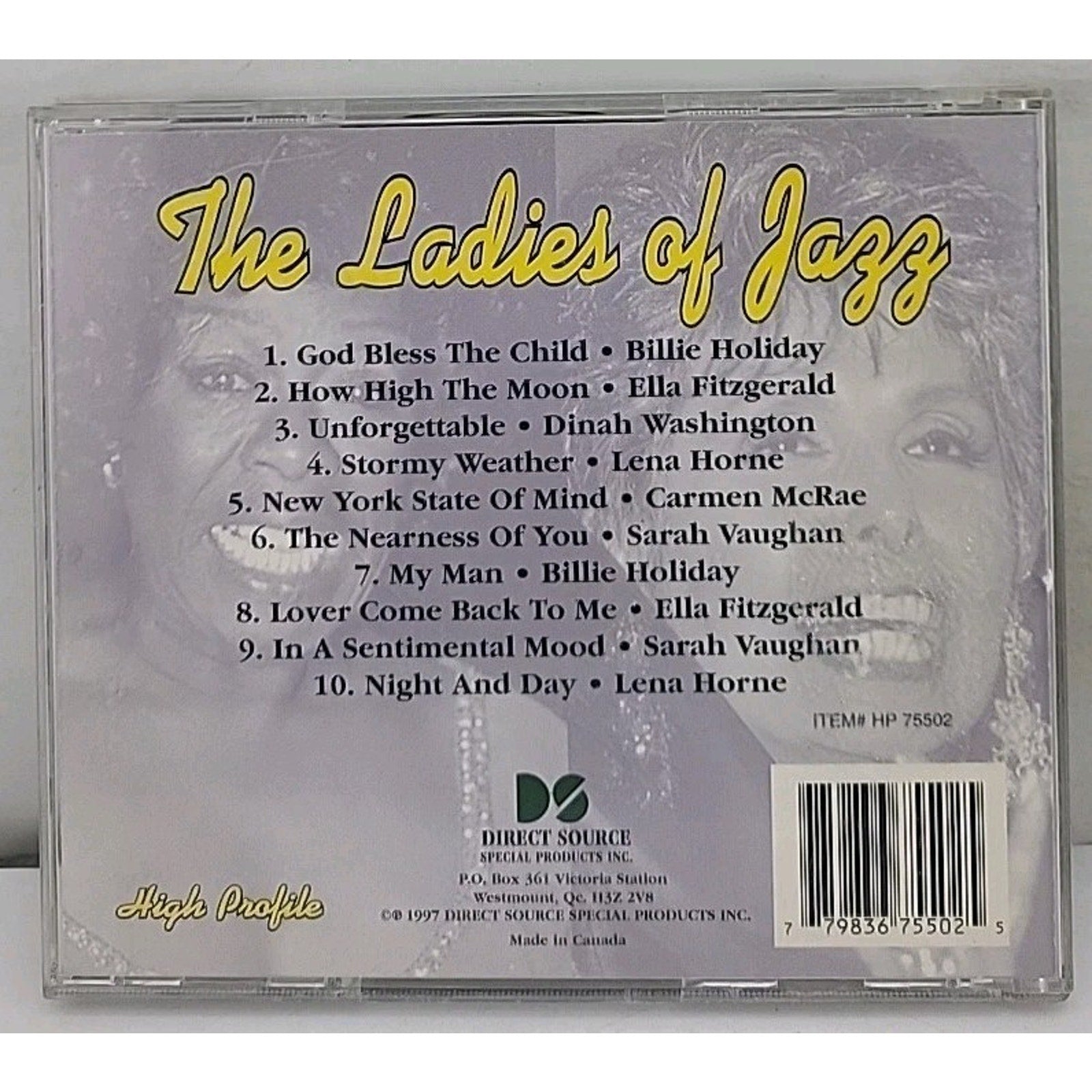 The Ladies of Jazz CD Album High Profile