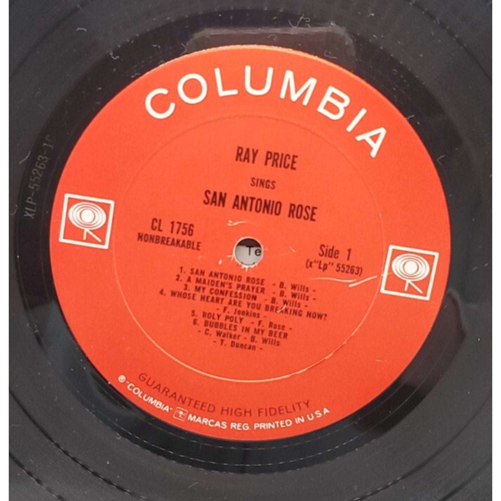 Ray Price - Sings A Tribute To The Great Bob Wills San Antonio Rose (Record)