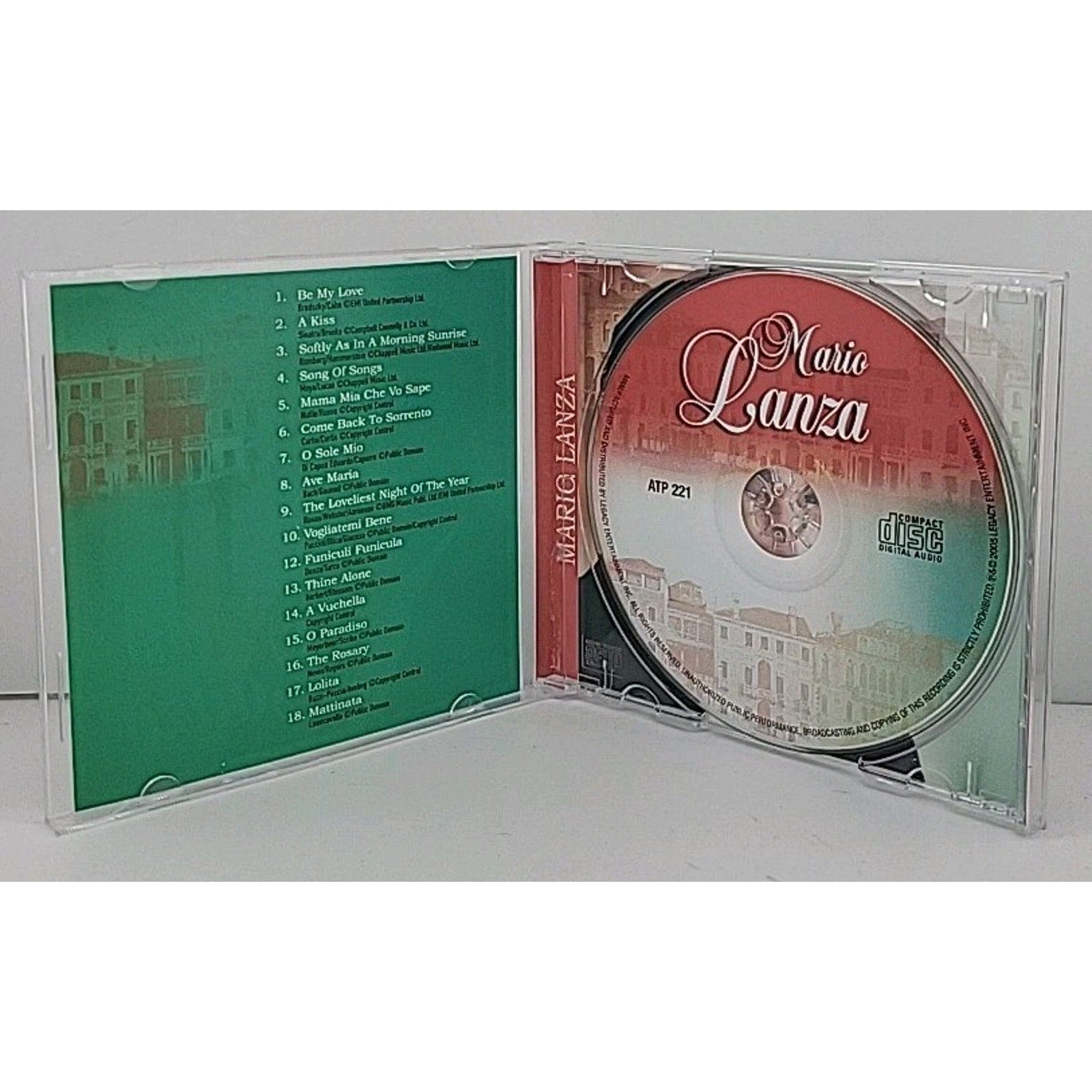Mario Lanza CD, 2005 Legacy