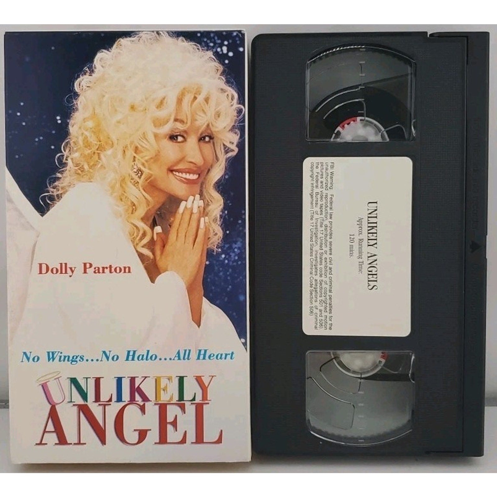 Unlikely Angel VHS Starring Dolly Parton