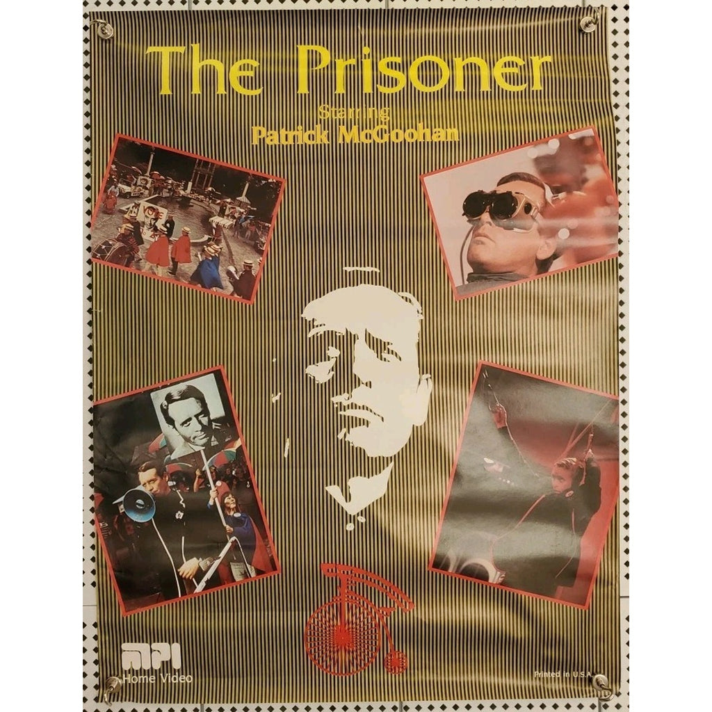 The Prisoner TV Show Poster Patrick McGoohan 21x28