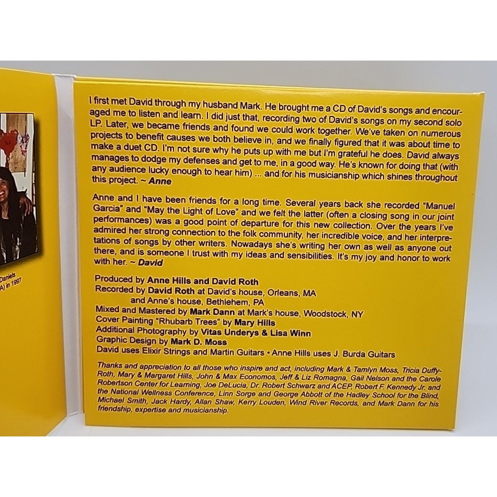 Anne Hills & David Roth / Rhubarb Trees (Enhanced CD)