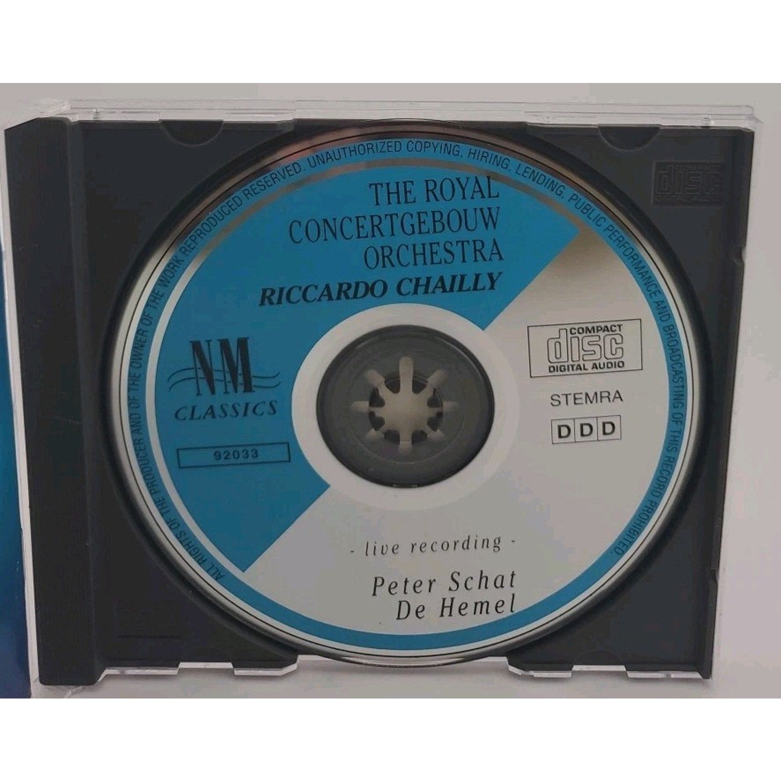 The Royal Concertgebouw Orchestra, Riccardo Chailly, Live, 1993 (CD)