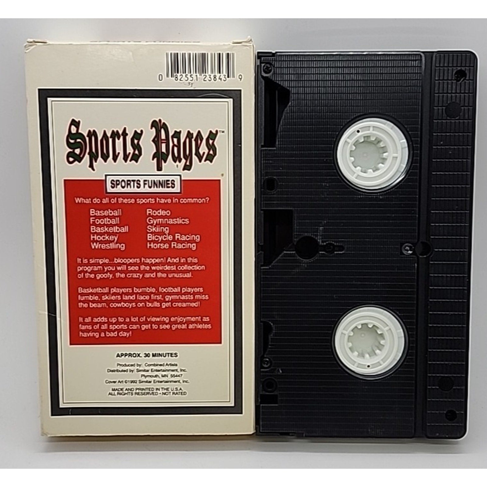 Sports Pages: Sports Funnies (VHS, 1992)