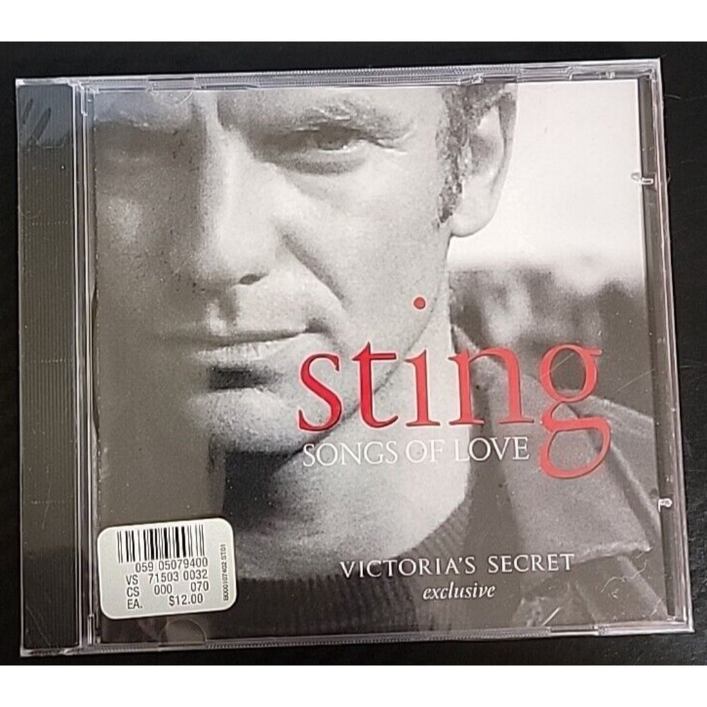 Sting Songs Of Love Victoria's Secret Exclusive CD *Brand New*