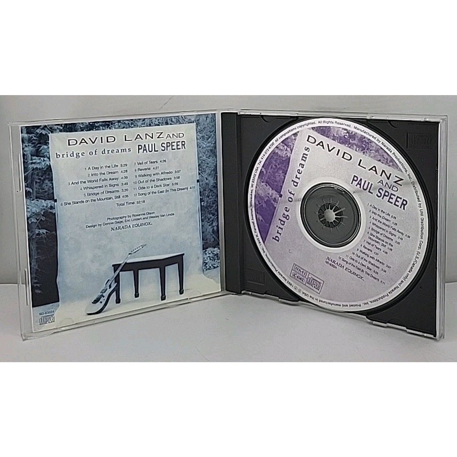 Bridge of Dreams by David Lanz/Paul Speer (CD, Aug-1993, Narada)