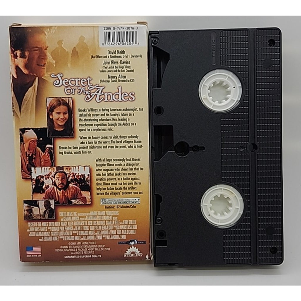 Secret of the Andes (2001, VHS)