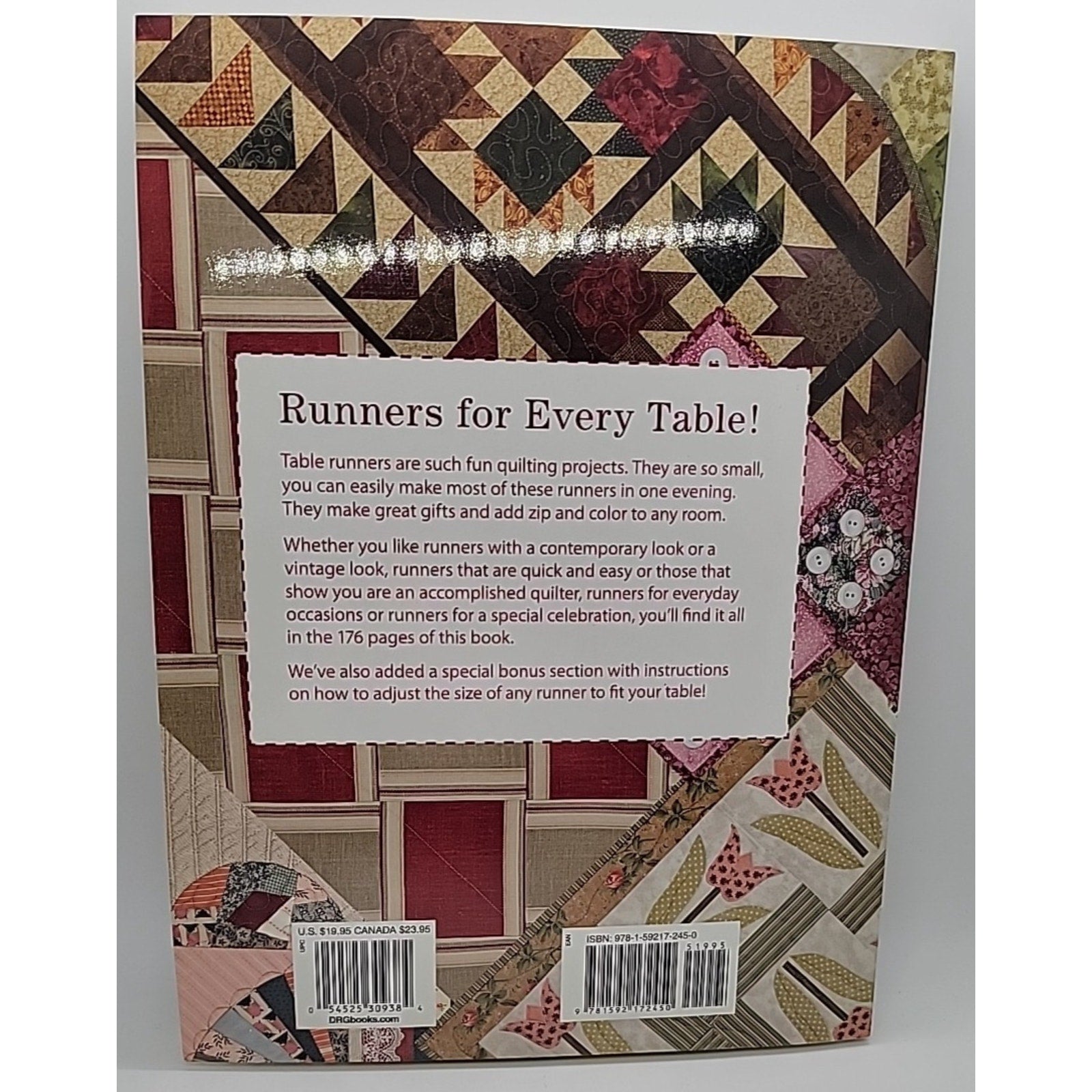 Patchwork Table Runners by Sandra L. Hatch (2009, Trade Paperback)
