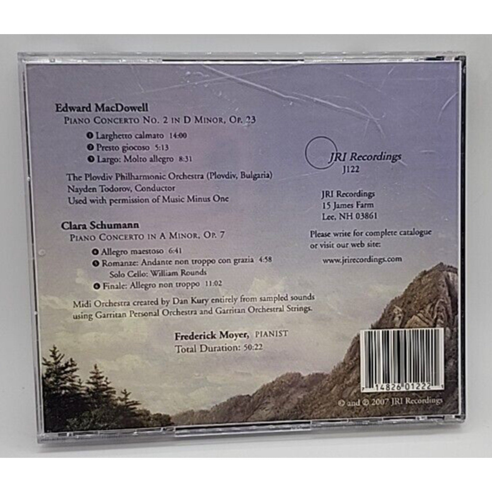 Edward MacDowell & Clara Schumann: Two Piano Concerti (CD)