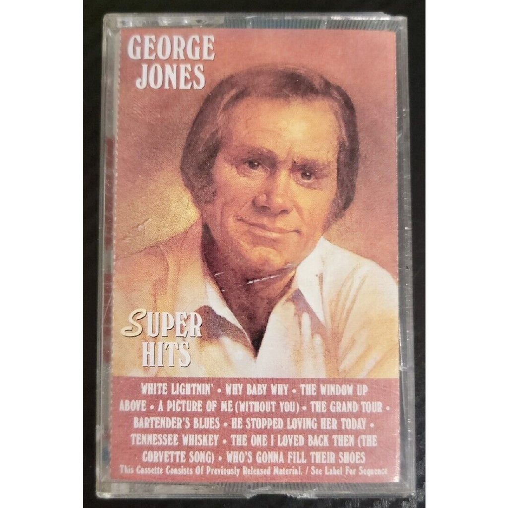 Super Hits by George Jones (Cassette, Oct-1990, Columbia (USA))