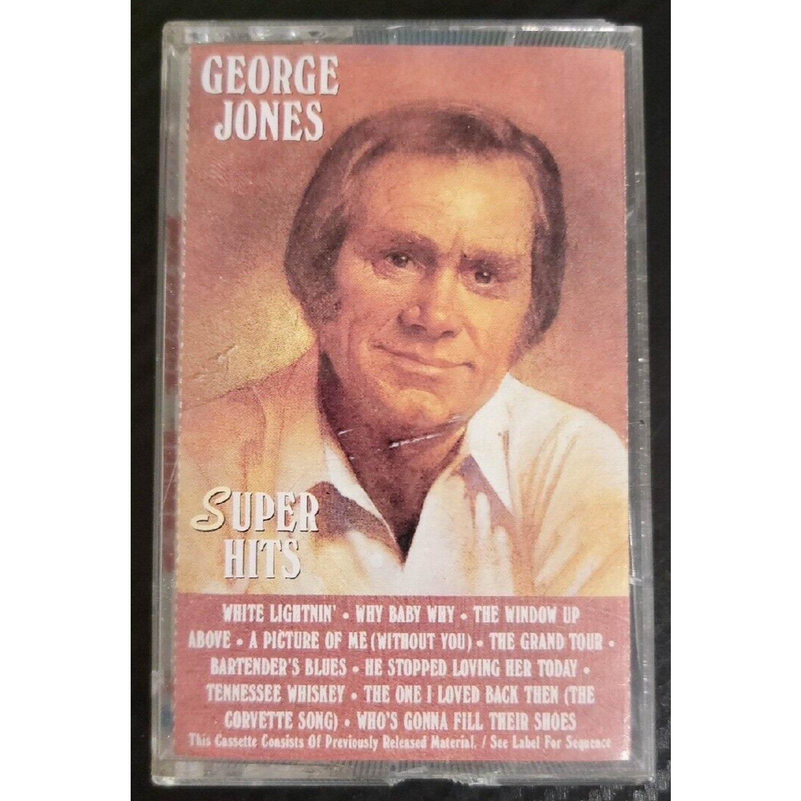 Super Hits by George Jones (Cassette, Oct-1990, Columbia (USA))