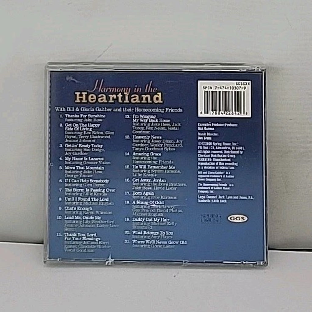 Harmony in the Heartland by Gaither, Bill & Gloria / Homecoming Friends (CD,...