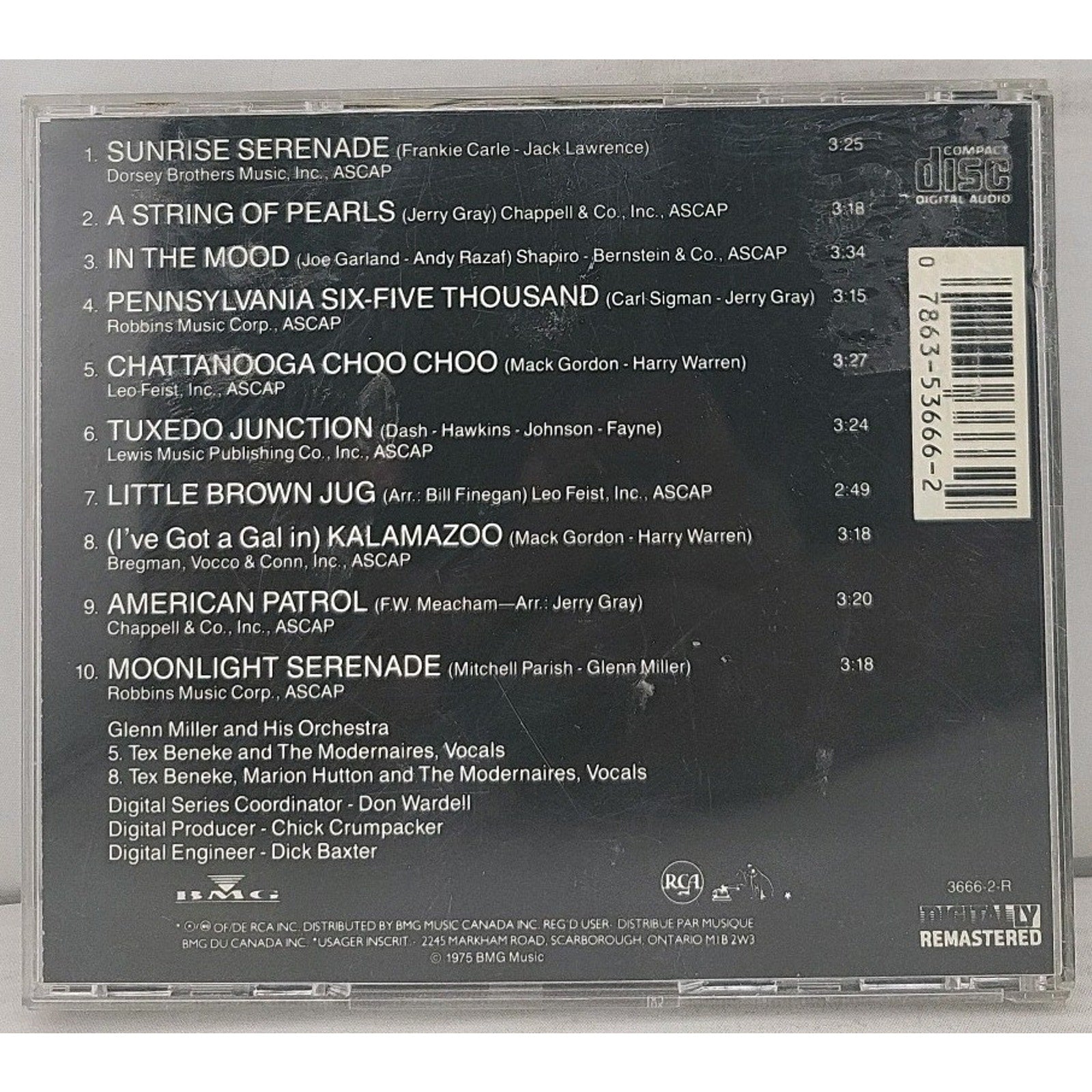 Pure Gold by Glenn Miller (CD, 1990)