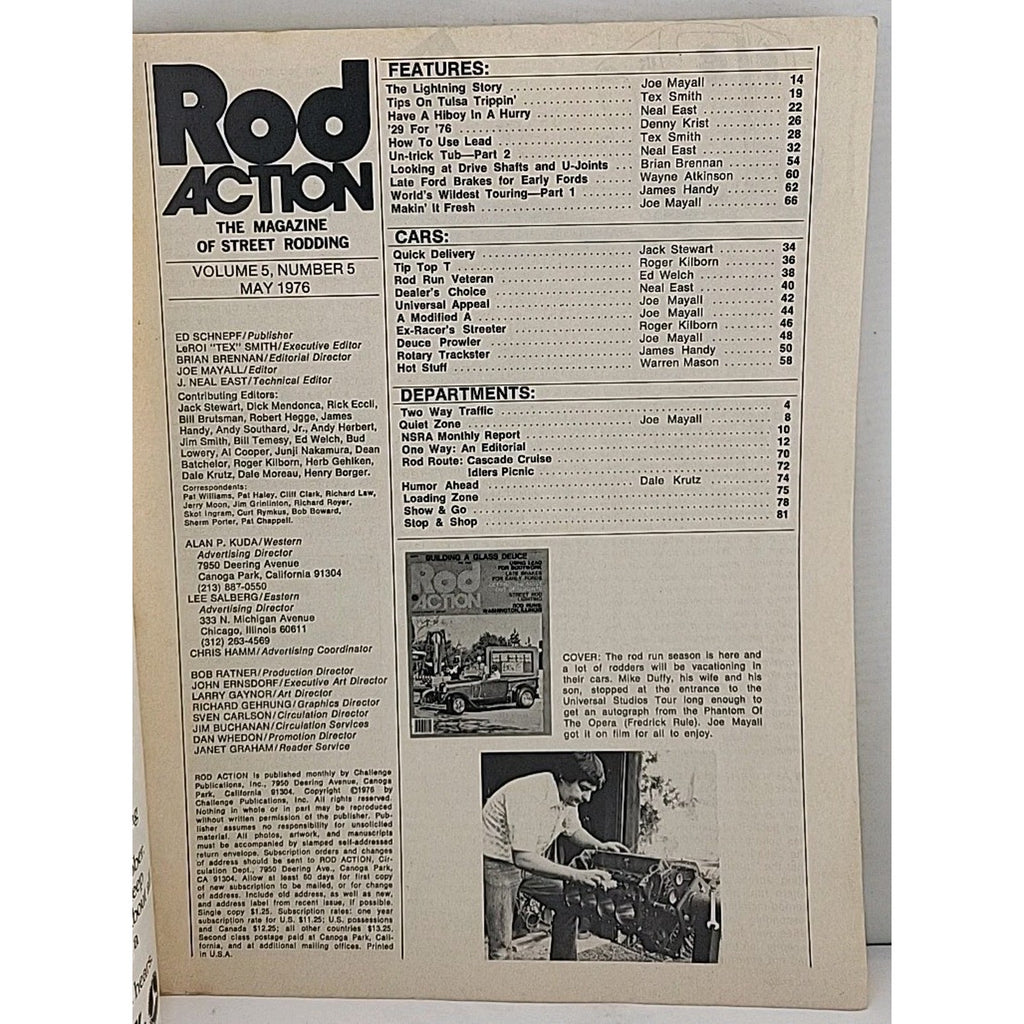 Rod Action Magazine - May 1976 - Volume 5 Number 5