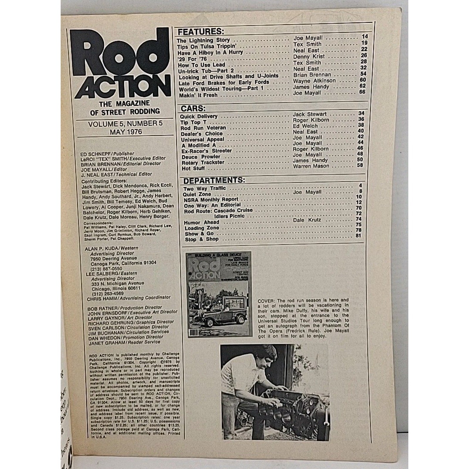 Rod Action Magazine - May 1976 - Volume 5 Number 5