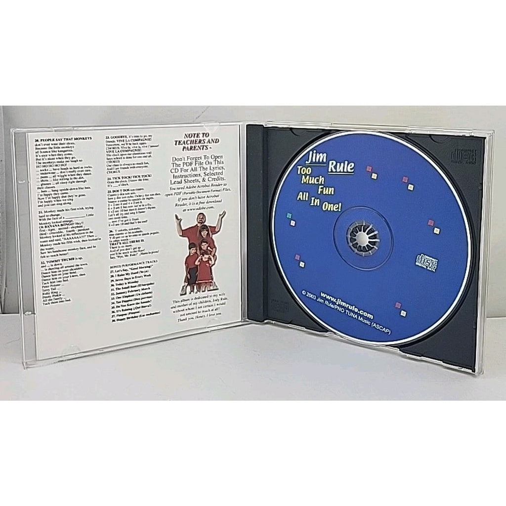 Jim Rule - Too Much Fun All In One CD