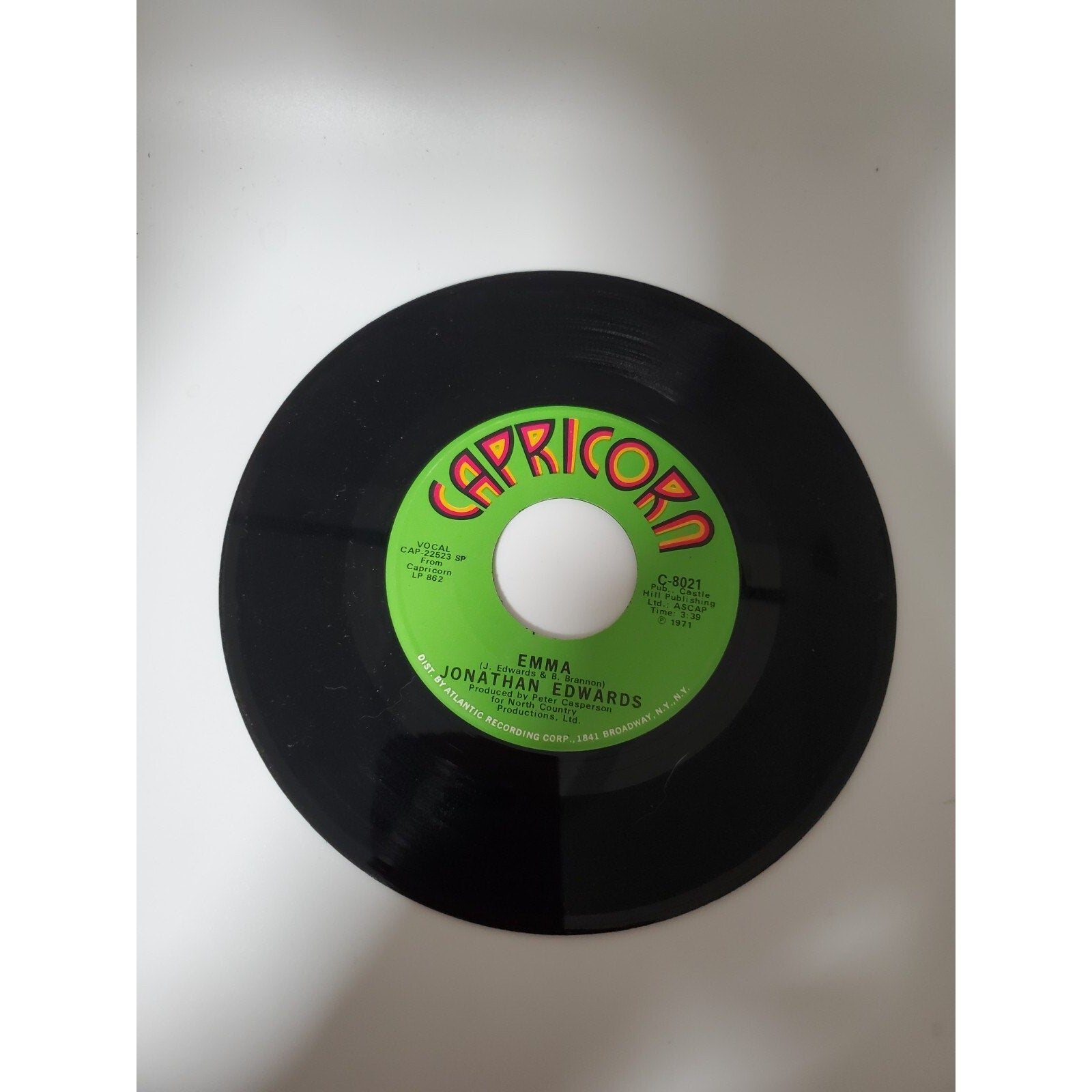 Jonathan Edwards - Emma - 45RPM Record - Singles