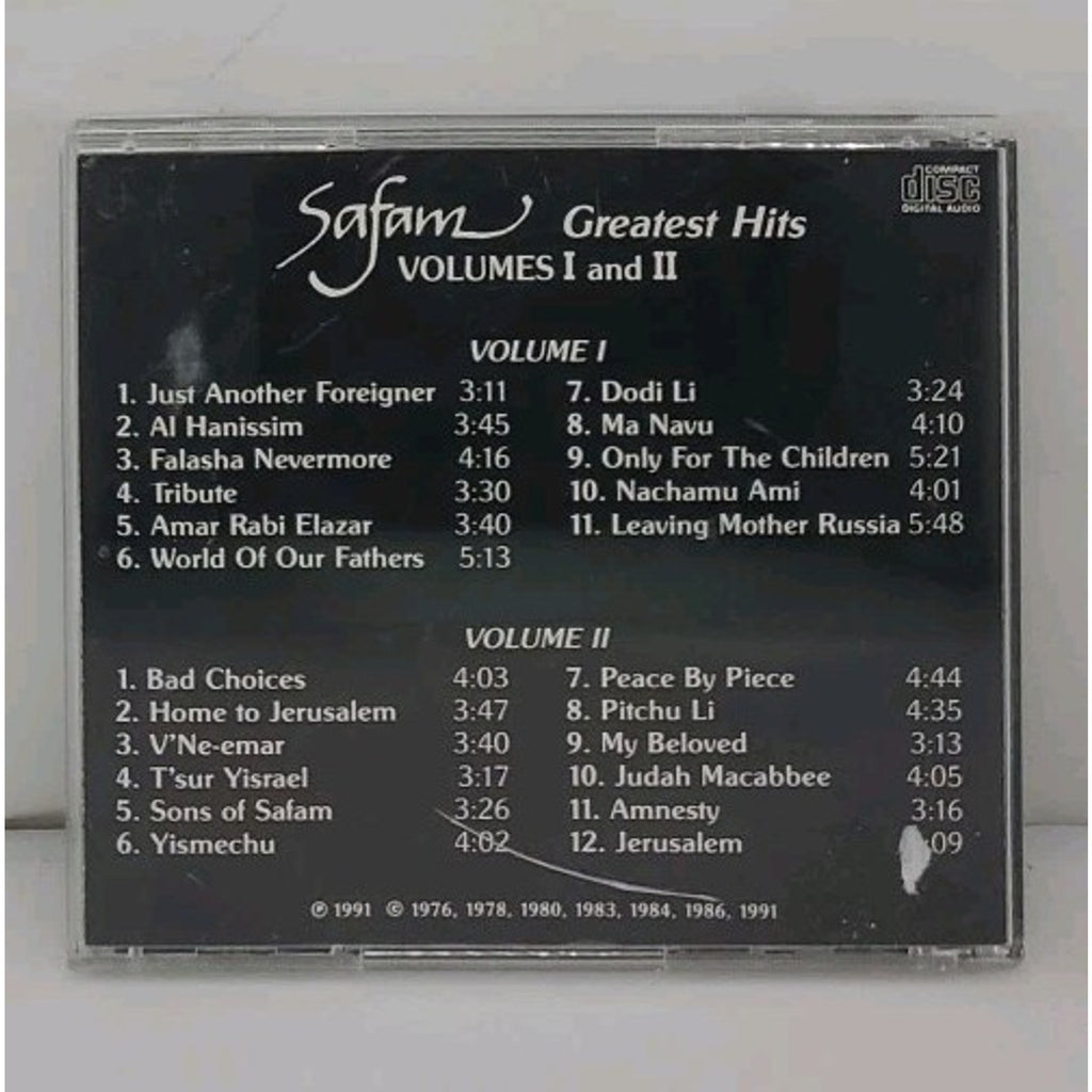 Safam Greatest Hits Volumes I & II 23 Track 2 CD Set 1991