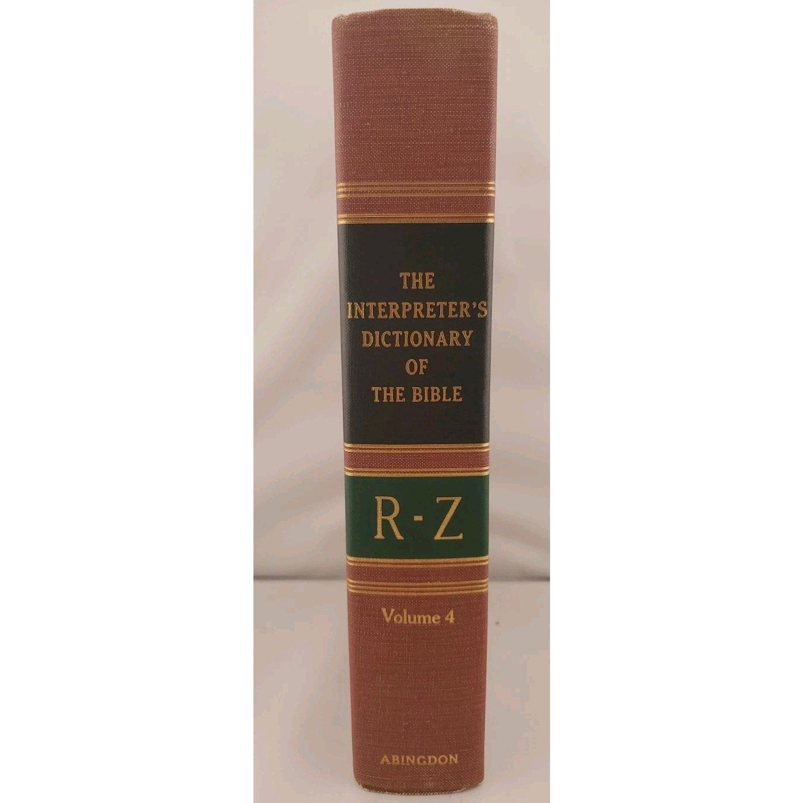 The Interpreter's Dictionary of the Bible Volume 4 R-Z Hardcover