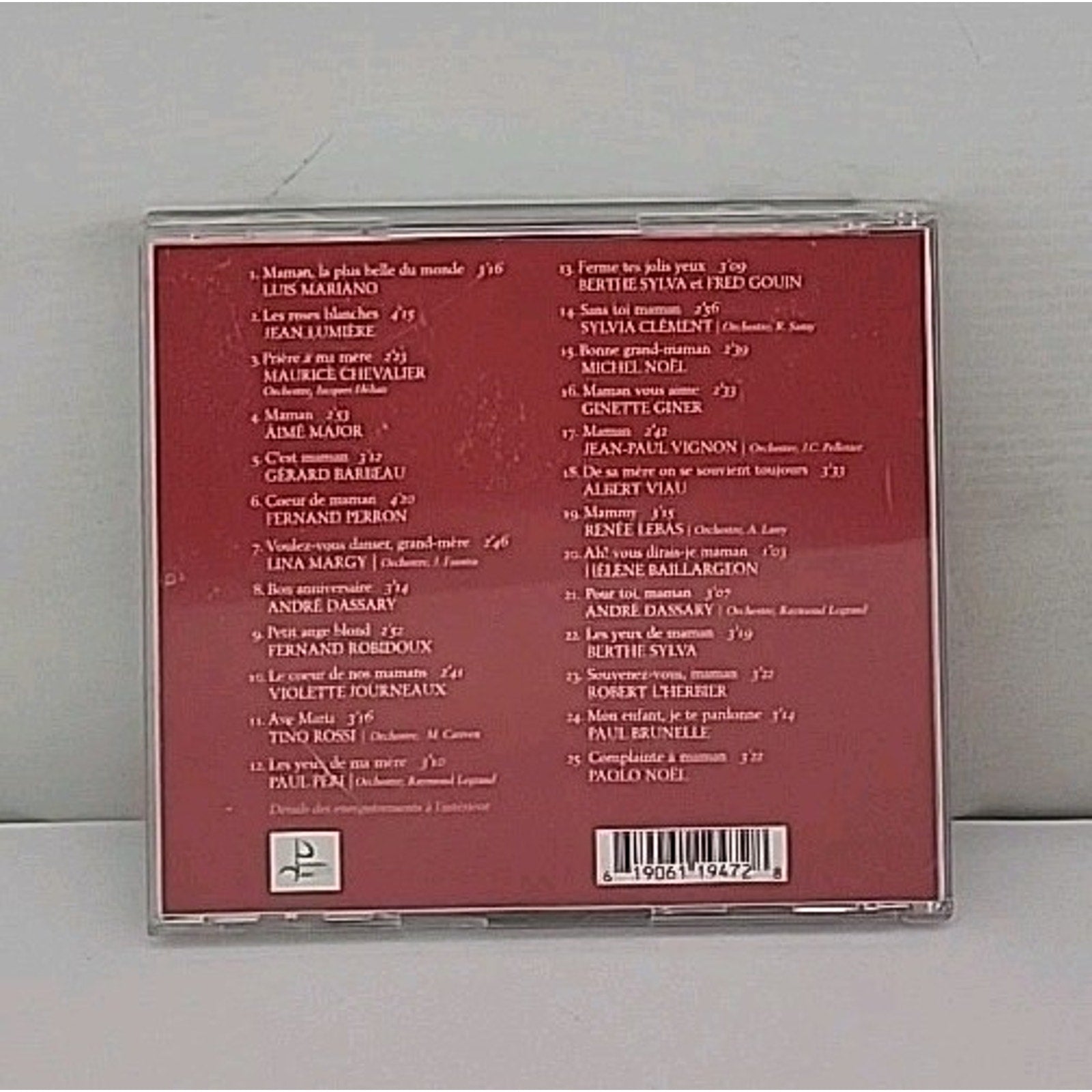 Maman: 25 Chansons Pour Toi by Various Artists (CD, Mar-2007, Octave, Les...