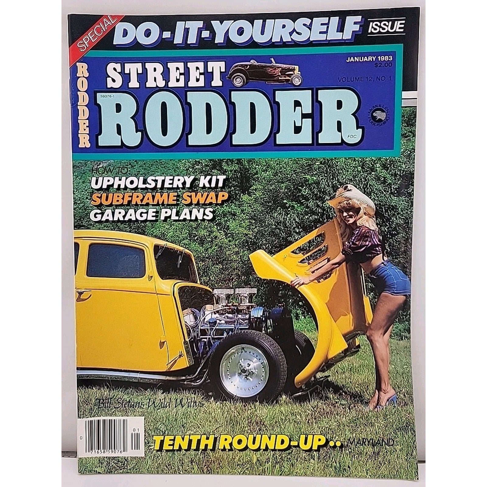 Street Rodder Magazine January 1983 Volume 12 No. 1