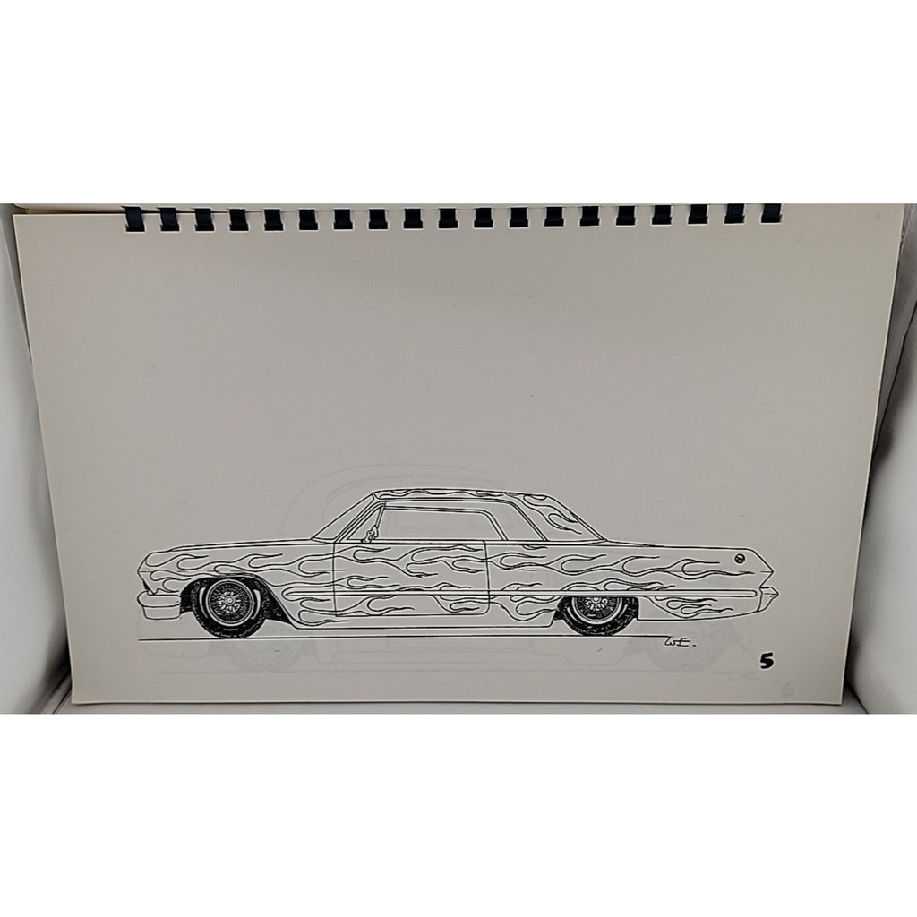 Leadsleds Volume 2 Chevys - Buicks - Studebakers & More Coloring Book