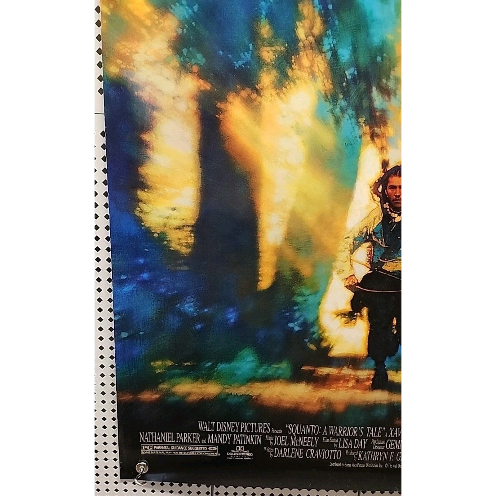 Squanto 1994 Original Movie Poster 27x40 Rolled Double Sided