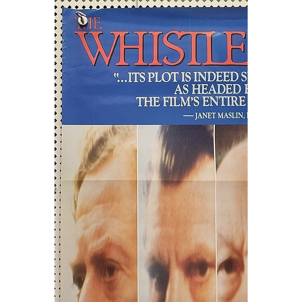1987 Whistle Blower Home Video Movie Poster 26X40 Rolled 1 Sheet Michael Caine