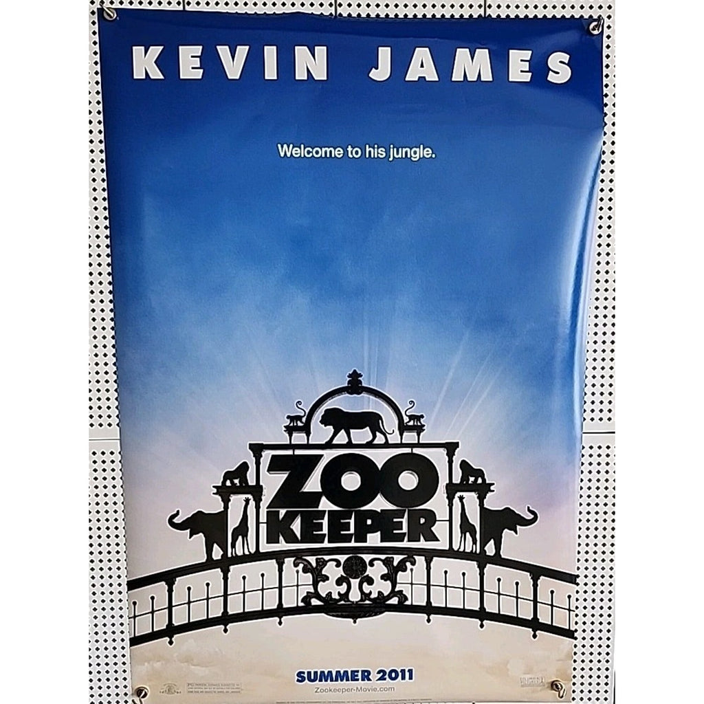 Zookeeper Movie Poster 2 Sided Original Advance 27x40 Kevin James