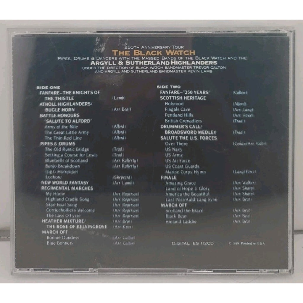 Argyle & Sutherland Highlanders - Black Watch 250th Anniversary (Audio CD 1989)