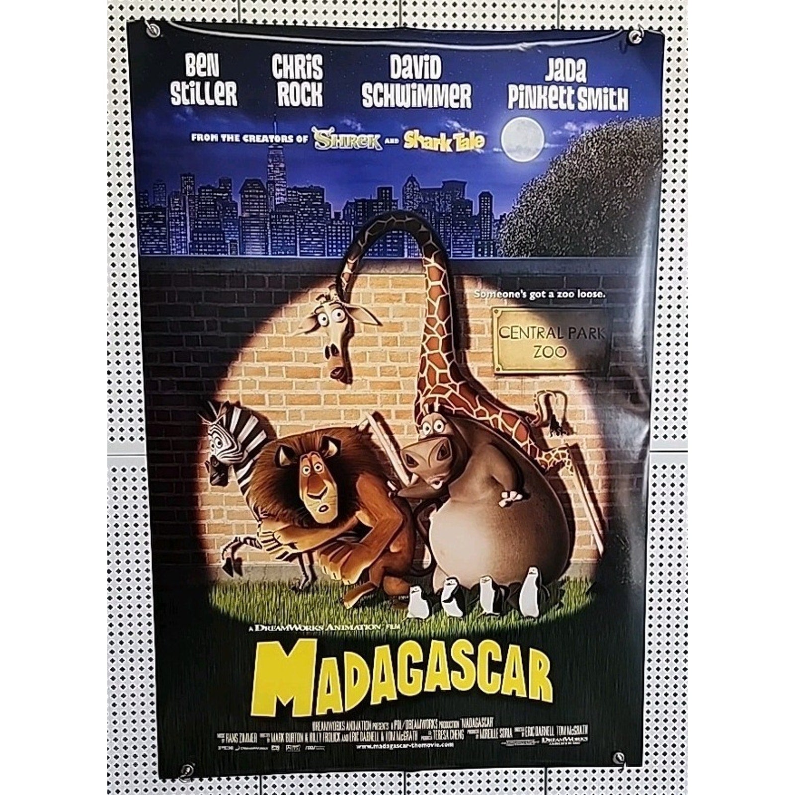 Madagascar Original 27x40 D/S Movie Poster 2005