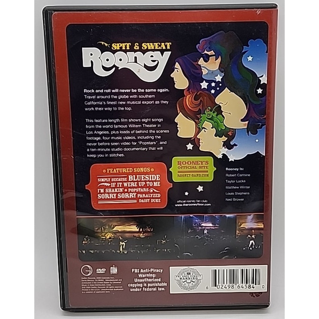 Rooney: Spit and Sweat (DVD, 2004)