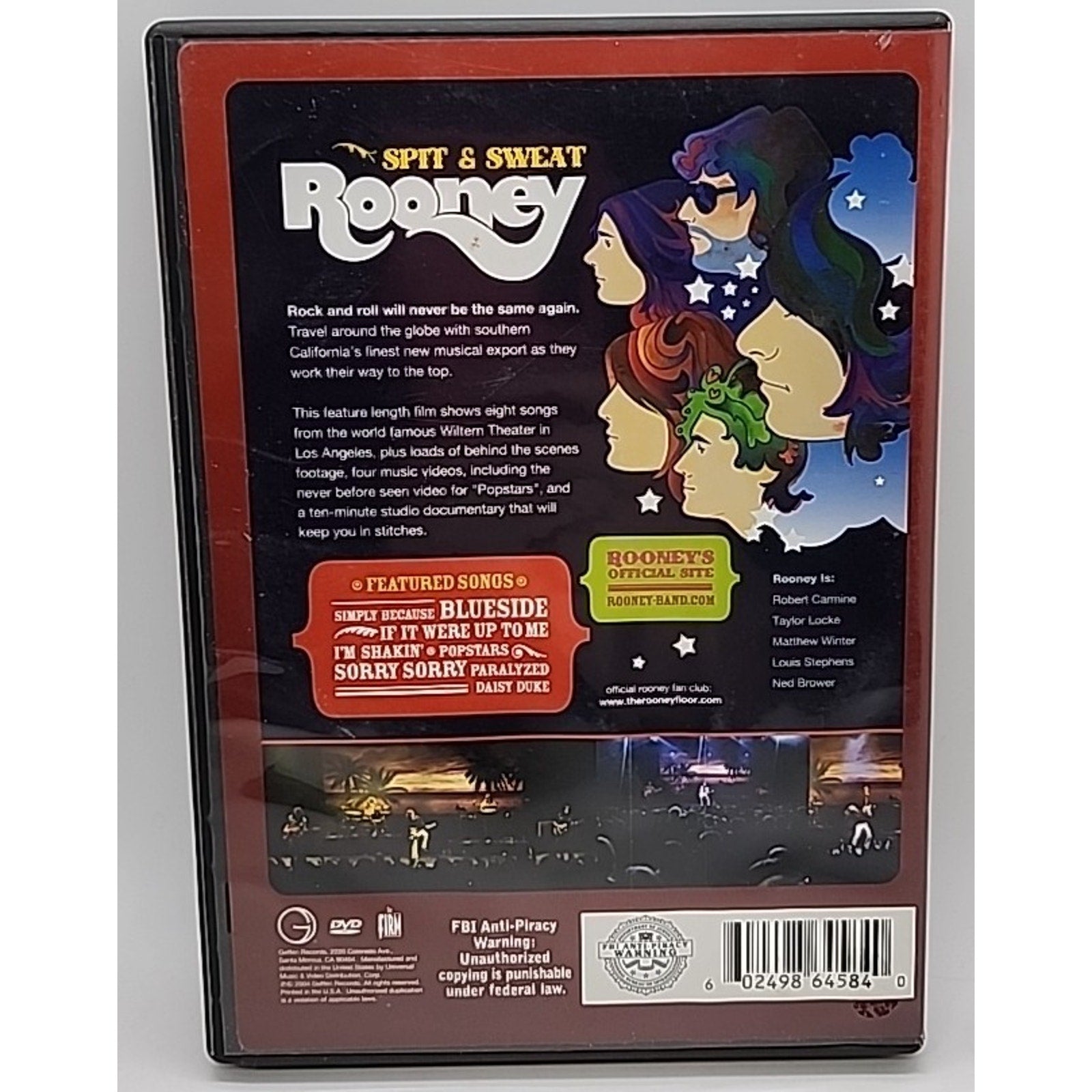 Rooney: Spit and Sweat (DVD, 2004)