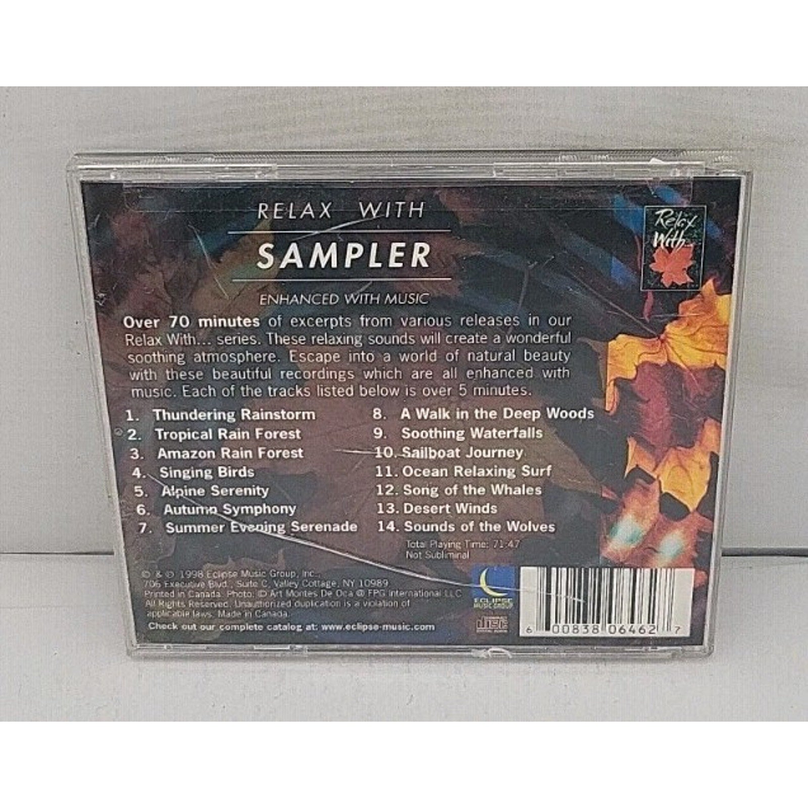 Relax With... Sampler (Enhanced With Music) CD