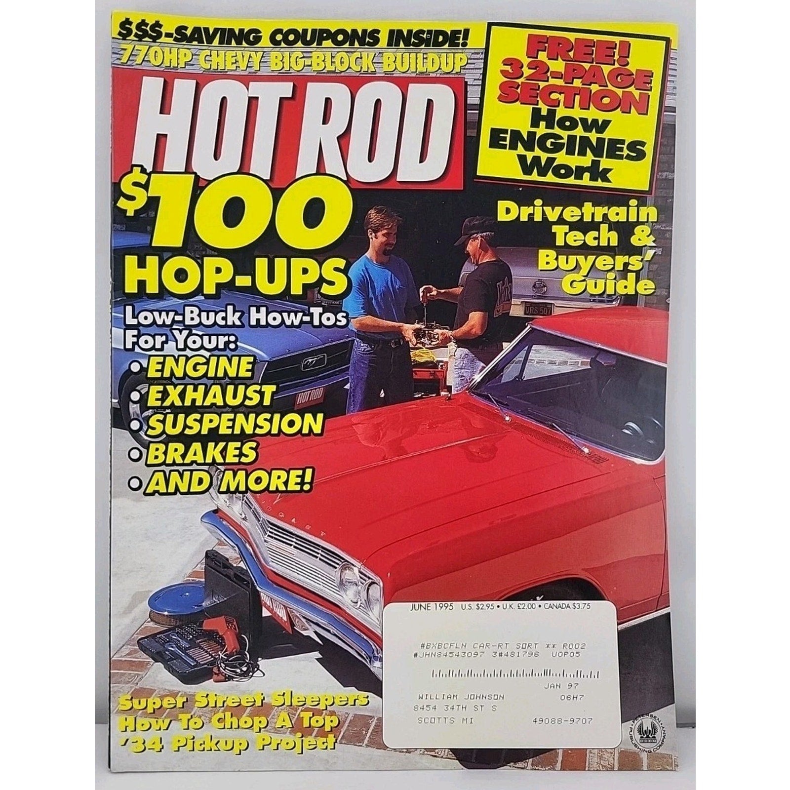 Hot Rod Magazine June 1995