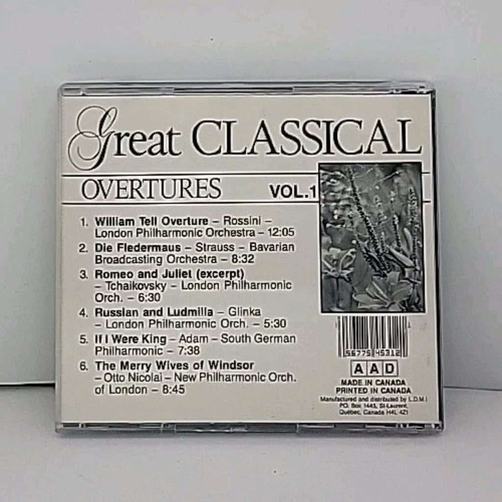 Great Classical Overtures Vol.1 Cd