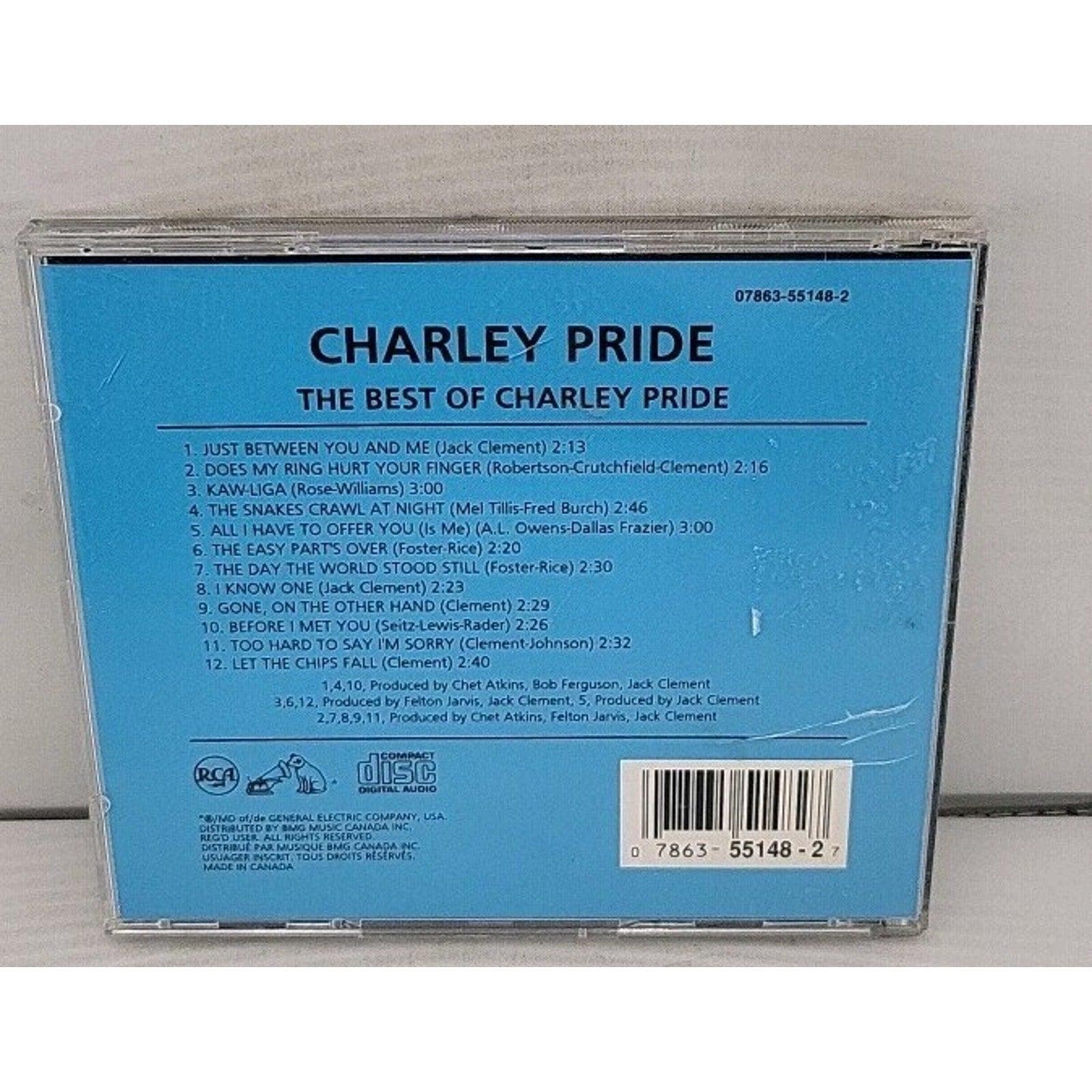 Best of Charley Pride [RCA] by Charley Pride (CD, Nov-1991, RCA)