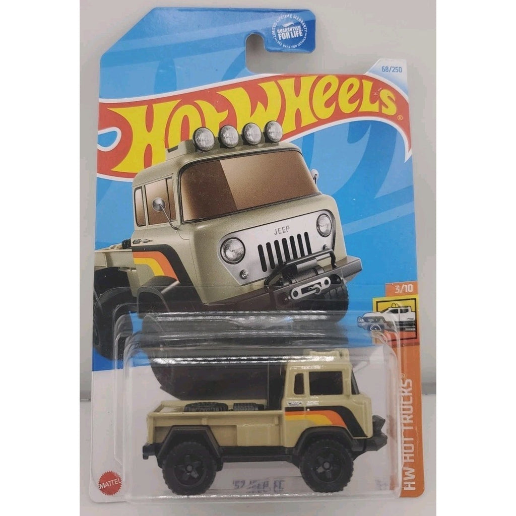 Hot Wheels HW Hot Trucks 3/10 '57 Jeep FC 68/250 Brown