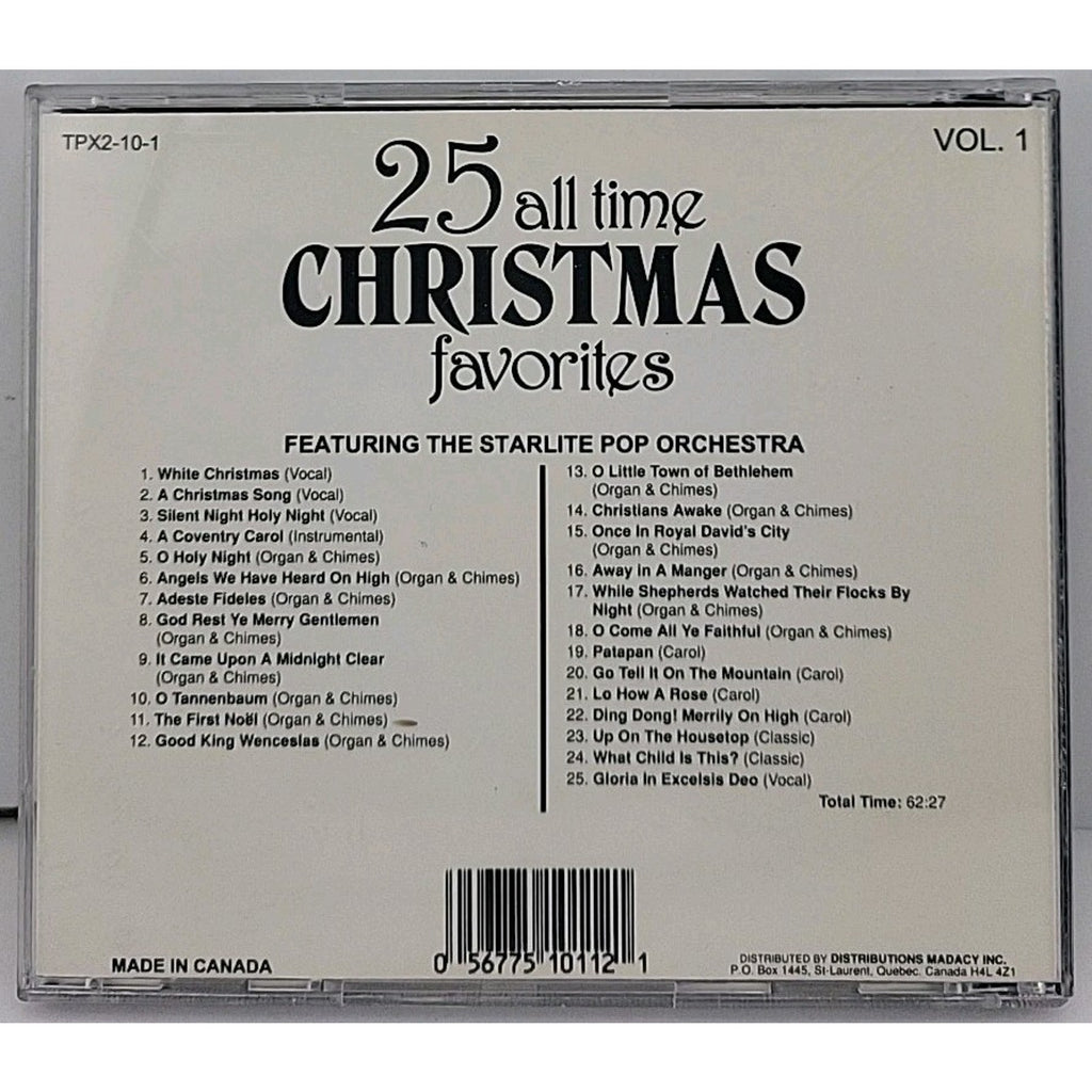 25 All Time Christmas Favorites by the Starlite Pop Orchestra (CD)